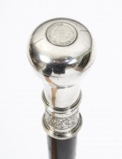 Antique Continental Silver Mounted Walking Stick Cane 19th C | Ref. no. A2956 | Regent Antiques
