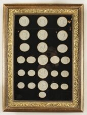 Antique Set of 25 Framed Grand Tour Giovanni Liberotti Intaglios 19th C
