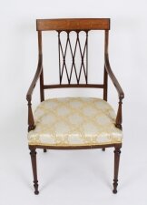 Antique  Sheraton Revival Armchair by Maple & Co  C1880 19th C | Ref. no. A2966 | Regent Antiques