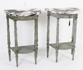 Antique Pair French Console Hall Tables by Bettenfeld Paris 19th C | Ref. no. A3030 | Regent Antiques