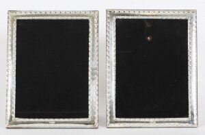 Vintage Pair Silver  Sterling Photo Frames  23.5x18.5 cm 20th C | Ref. no. A3092 | Regent Antiques