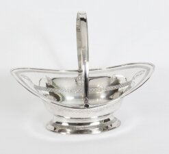 Antique George III Old Sheffield Silver on Copper Basket Circa 1780 18th C