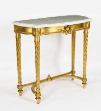 Antique French Napoleon III Carved Giltwood  Console Pier Table c.1870 19th C | Ref. no. A3254 | Regent Antiques