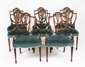Antique Set 8 Hepplewhite Mahogany Dining Chairs 19th Century | Ref. no. A3275 | Regent Antiques