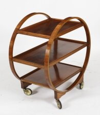 Antique Art Deco  Figured Walnut Serving Trolley c.1920 20th C | Ref. no. A3298 | Regent Antiques