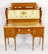 Antique Satinwood Dressing Table Wash Stand Maple and Co 
