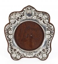 Antique Art Nouveau Sterling Silver  Photo Frame Dated 1902  18x17cm | Ref. no. A3360 | Regent Antiques