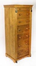 Vintage Bespoke Oak Wellington Chest 19th Century