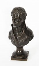 Antique Bronze Bust Napoleon Bonaparte as First Consul 19th Century