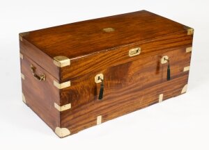 Antique Military Campaign Camphorwood Trunk Coffer c1820 19th C | Ref. no. A3505 | Regent Antiques