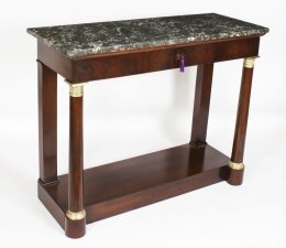Antique French Empire Marble Top Ormolu Mounted Console Table 19th C | Ref. no. A3526 | Regent Antiques