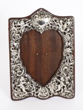 Antique Victorian Sterling Silver Photo Frame William Comyns 1897 20x14cm