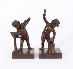 Antique Pair French Bronze Cherubs 19th C | Ref. no. A3662 | Regent Antiques