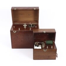 Antique 2 French Electro Therapy Devices & 34 Institut Electrotherapy& 34 Dated 1905