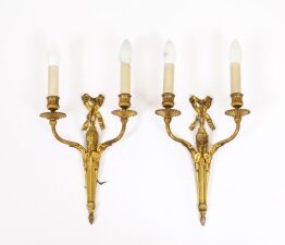 Antique Pair Ormolu Wall Lights Appliques Circa 1920 | Ref. no. A3692 | Regent Antiques