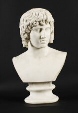 Vintage  Composite Marble Bust of Antinous Farnese 20th C | Ref. no. A3714a | Regent Antiques