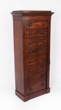 Antique George IV Mahogany Wellington Chest C1830 19th Century