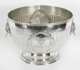 Antique & 34 1st Lancashire Rifle& 34 Silver Plated Wine Cooler Elkington 19th C