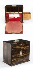 Antique Coromandel Writing Stationary Cabinet by Houghton and Gunn Dated 1878