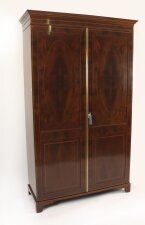 Antique English Edwardian Mahogany Inlaid Wardrobe Late 19th Century Antique English Edwardian Mahogany Inlaid Wardrobe Late 19th Century | Ref. no. A3977 | Regent Antiques