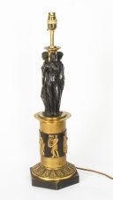 Antique Three Graces after Canova Bronze Scupture Table Lamp 19th C | Ref. no. A4045 | Regent Antiques
