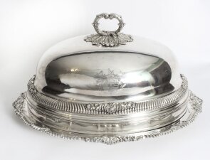 Antique Old Sheffield Plate Oval Beef Venison Tureen & Domed Cover C 1810
