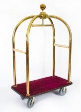 Vintage Brass Luxury Hotel Trolley 20th Century