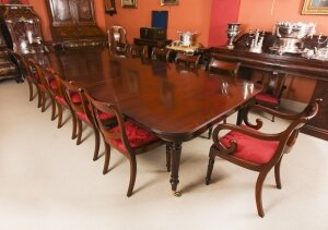 Antique 12ft Imperial Style Extending Dining Table C1810 & 12 Chairs 20thC Antique 12ft Imperial Style Extending Dining Table C1810 & 12 Chairs 20thC | Ref. no. A4236a | Regent Antiques