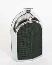 Vintage Chromium Bentley Radiator Decanter Late 20th Century