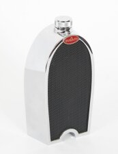 Vintage Chromium Bugatti Radiator Decanter Late 20th Century