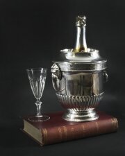 Antique George III Silver Plate Wine Champagne Cooler Early 19th C