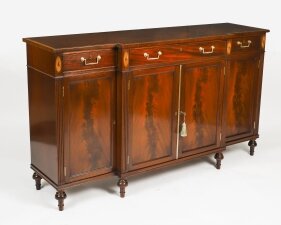 Vintage Flame Mahogany Sideboard by William Tillman Late 20th C