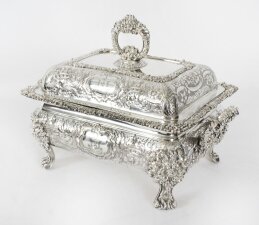 Antique Large George III Old Sheffield Entree Dish 19th Century