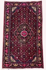 Vintage Qashqai100 Wool Persian Rug Carpet 81x48 inches 205x122cms 20thC