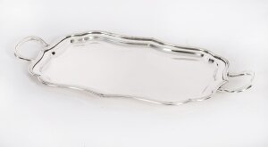 Vintage Silver Plated Twin Handled Tray Royal Sheffield Mid 20th Century