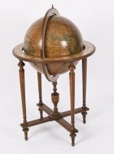 VintageTerrestrial Library Globe on Stand Donati, Milano 20th Century