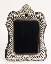 Vintage Sterling Silver Photo Frame Dated 1988 20th C 31 x 23cm