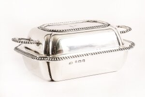 Antique Sterling Silver Butter Dish retailed Fortnum & Mason, 1935 20th C