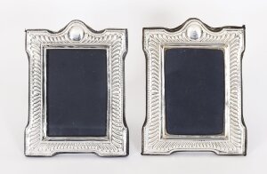 Vintage Pair Sterling Silver Photo Frame RBB Sheffield 1989 1990 19cm x 15cm