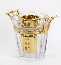 Vintage Harcourt Crystal Champagne Cooler by Baccarat Circa 1970