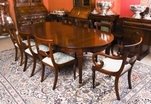 Antique Victorian Dining Table Circa 1890 and 8 Barback Dining Chairs | Ref. no. A4628b | Regent Antiques