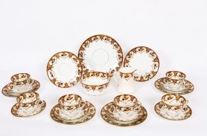Antique 21 piece Royal Albert Crown China Porcelain Tea Set 1917 to 1925