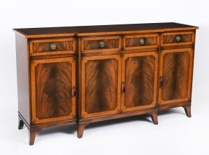 Vintage Flame Mahogany Sideboard Retailed by Harrods Late 20th C