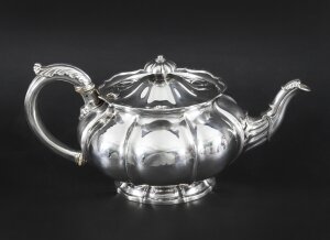 Antique Rare Georgian Sterling Silver Teapot by Paul Storr 1830 19th Century Antique Rare Georgian Sterling Silver Teapot by Paul Storr 1830 19th Century