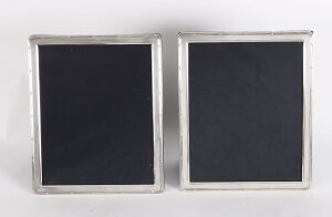 Vintage Pair Sterling Silver Photo Frames by Arthur Price & Co 1994 29x24cm Vintage Pair Sterling Silver Photo Frames by Arthur Price & Co 1994 29x24cm