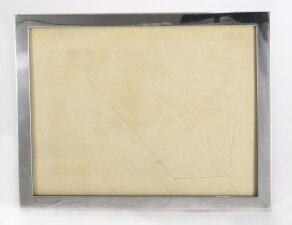 Vintage Sterling Silver Rectangular Portrait Photo Frame 20thC 23x18cm Vintage Sterling Silver Rectangular Portrait Photo Frame 20thC 23x18cm