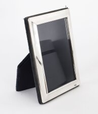 Vintage Sterling Silver Rectangular Portrait Photo Frame by Carrs 20thC 15x11cm Vintage Sterling Silver Rectangular Portrait Photo Frame by Carrs 20thC 15x11cm