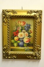 Oil Painting Flowers Giltwood Frame | Ref. no. P0305 | Regent Antiques