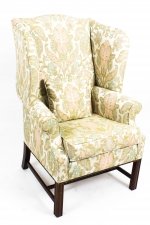 Vintage Chippendale Revival Wing back Chair Armchair  20th Century | Ref. no. R0047 | Regent Antiques