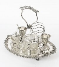 Antique Victorian Silver Plated Breakfast  Set Toast Rack 19th Century | Ref. no. X0001 | Regent Antiques